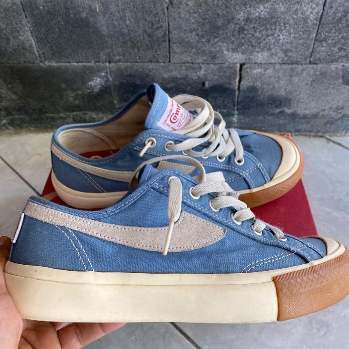 Sepatu Compass Gazelle Blue Sky / Gum