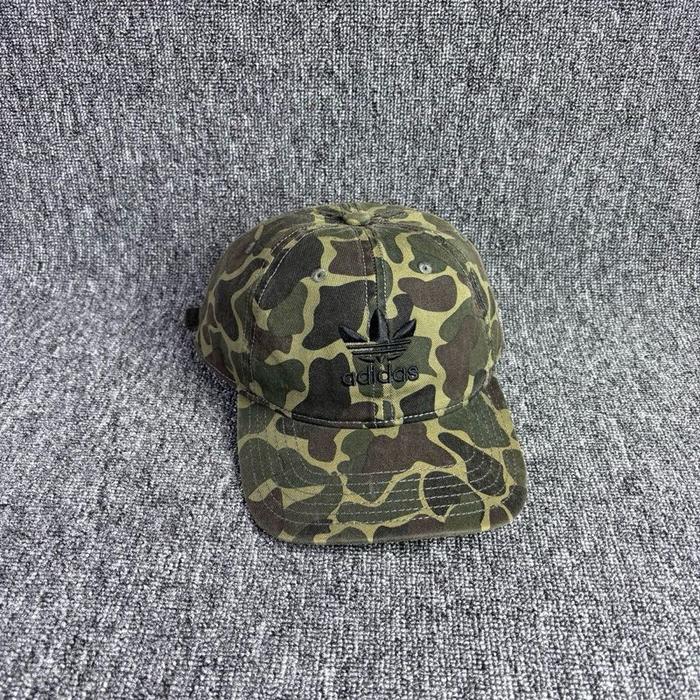 Topi Adidas Trefoil Cap Camo Second Preloved Original 478