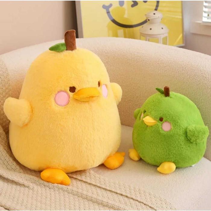 Boneka Pio Pio / Boneka Anak Ayam/bONEKA ayam Buah Bahan Rabbitpur Bulu halus ber sni