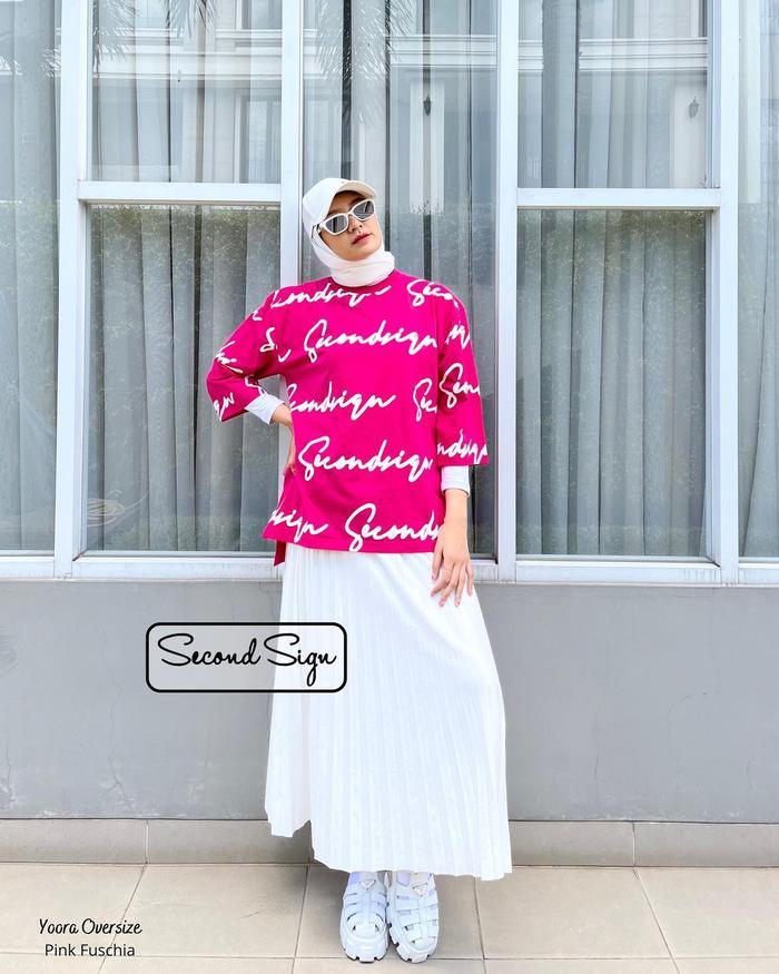 NEW YOORA OVERSIZE BY SECOND SIGN/BAHAN COTTON COMBAD/ALL SIZE/BAJU PREMIUM/BAJU ALL SIZE