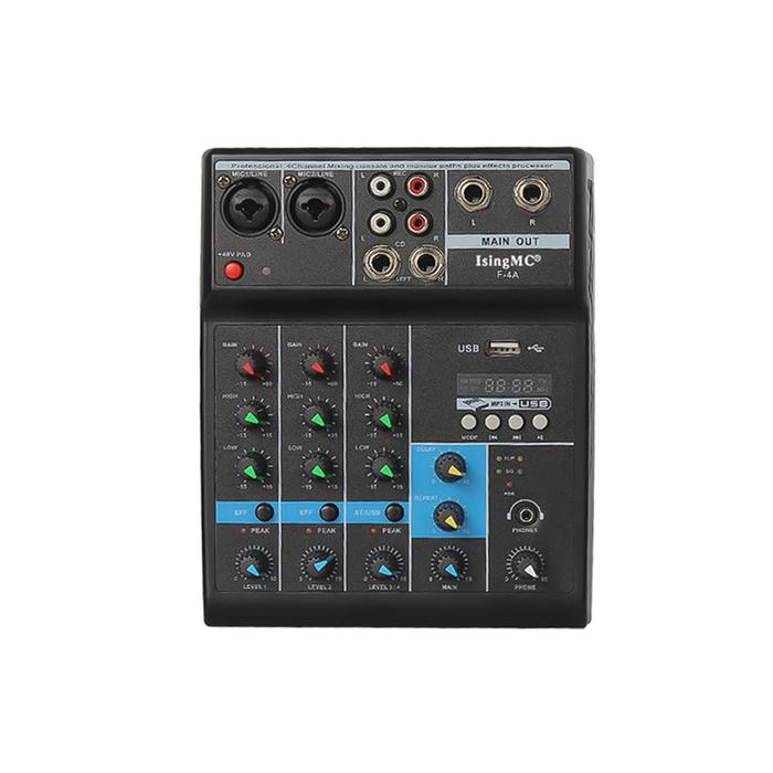 Sound Mixing Console USB Interface USB Audio Mixer Input F-4A