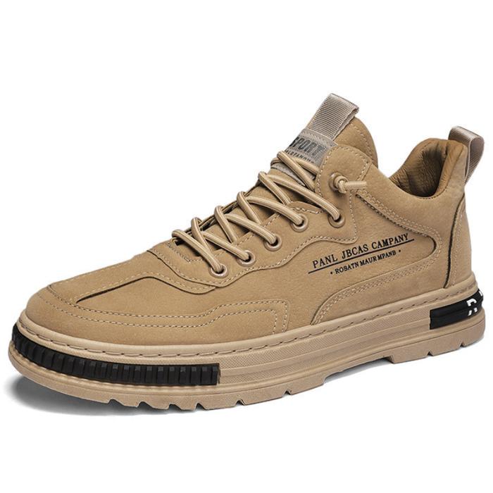 Sepatu Casual Pria Import 121209 Shoes Sport Sneakers Kerja Kuliah Canvas Olahraga Running Coklat Hi