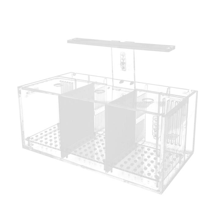 Betta Fish Tank Acrylic Garden Office Fish Breeding Box Fish Basket