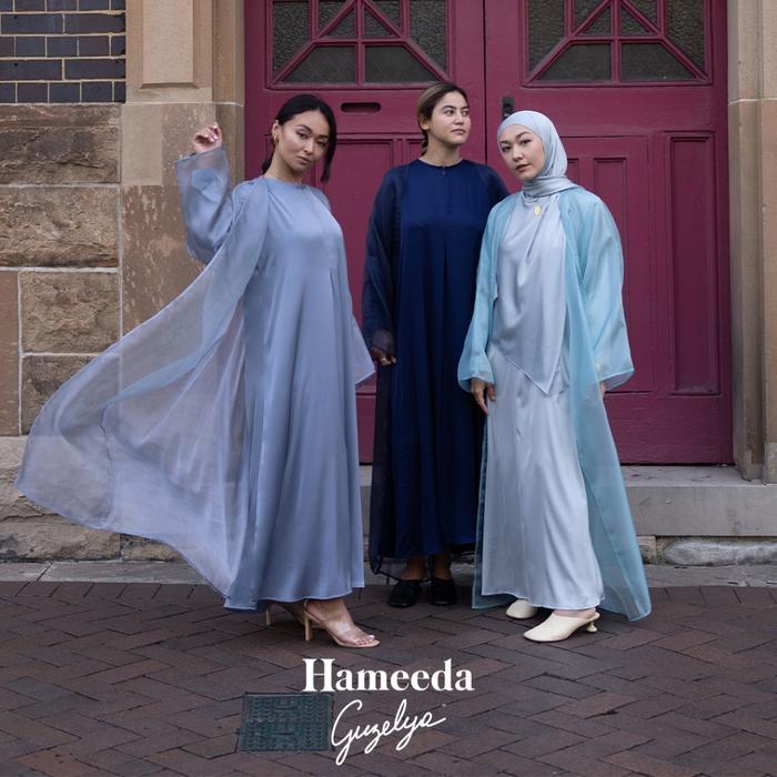 Hameeda x Guzelya - Veil Abaya Set (Abaya & Inner Dress)