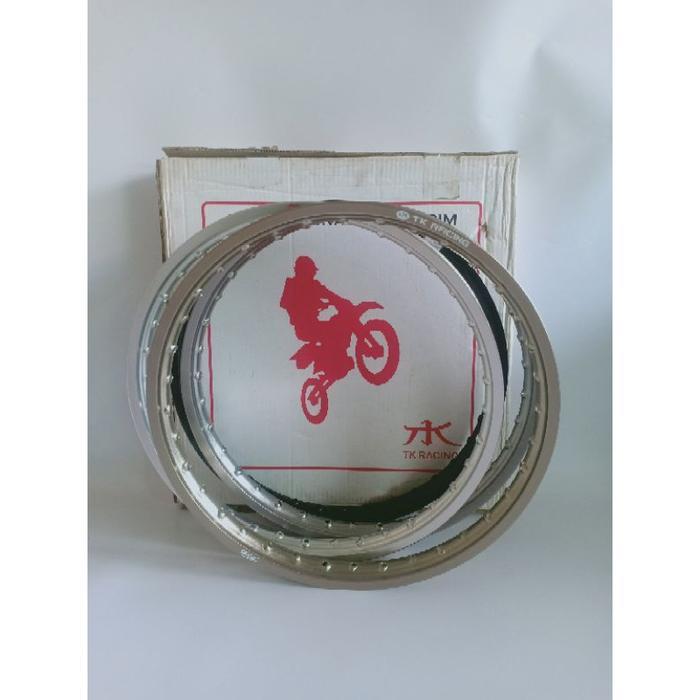 Velg Pelak Tk Japan ring 17x120 hitam bright/exel silver/brown/titanium/hitam satuan