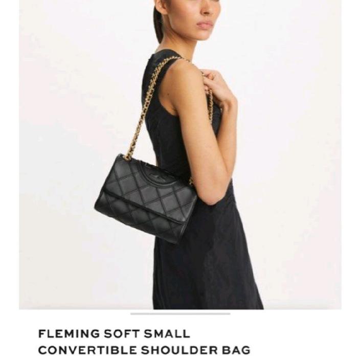Tory Burch Tas Fleming Soft Small Convertible Shoulder Bag Preloved Kualitas Terbaik