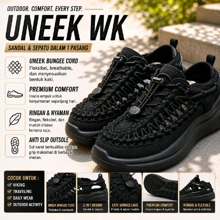 Sepatu Sandal K33N uneek WK Sneaker