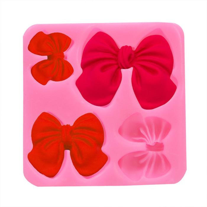 Cetakan Silikon Fondant Pita Candy Motif Cantik Lunak Aneka Pita Ribbon Silicone Mold Topper