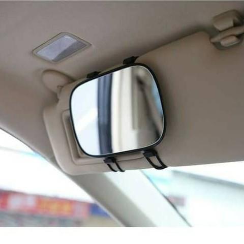 Car Makeup Portable Bezelless Mirror & Cermin Kaca Make Up Interior Sunvisor Mobil