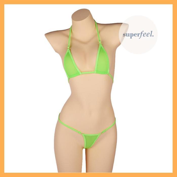 SFL BRA 1 SET LINGERIE BH CD BIKINI BEACHWEAR WANITA PEREMPUAN TRIANGLE DALAMAN RENANG SEGITIGA PANT