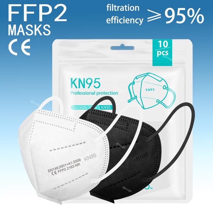 black mascarilla kn95 white mascarillas kn95 certificadas Masks Face