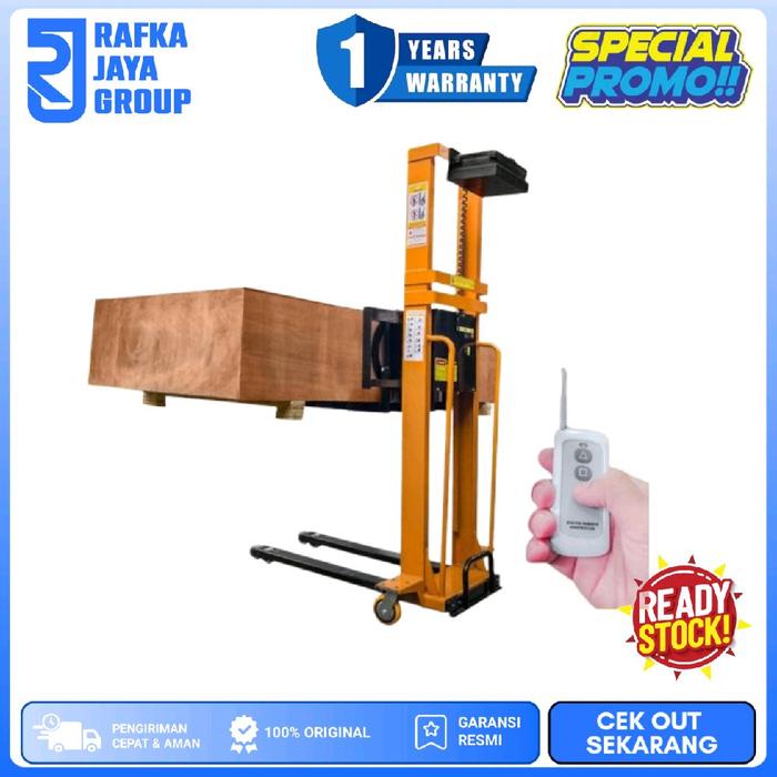 Handlift Stacker Portable / Forklift 1 ton / Forklift elektrik / Hand lift Elektrik / Forklift Porta