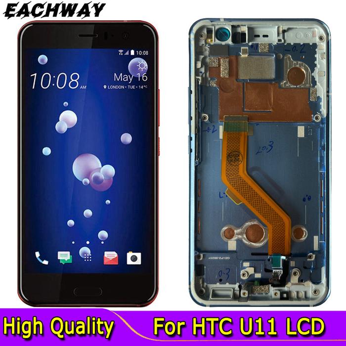 Tested Work For HTC U11 LCD Display Touch Screen Digitizer Assembly