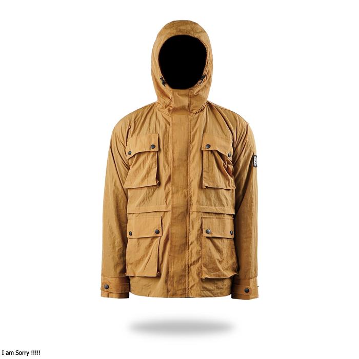 Heraclitus - Jaket Parka Outdoor Crinkle Jaket Maverick Tactical Camel Unisex