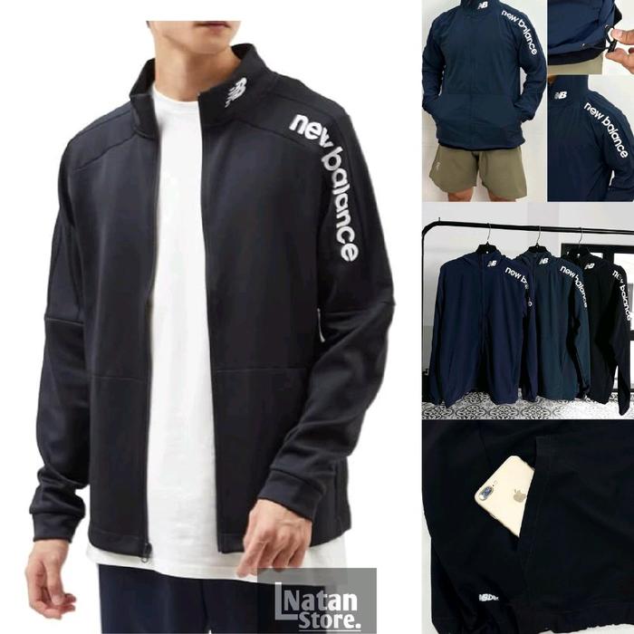 Jaket NB Tenacity Zip Up Front Basic Full Label & Tag / Jaket Pria / Jaket Pria Basic / Jaket Pria B