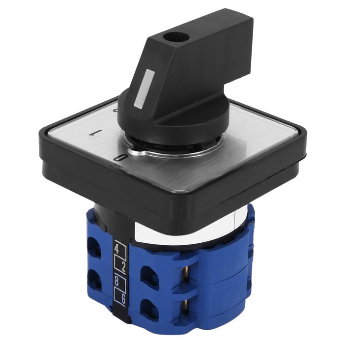 660V 20A Switch 4-Position 2 Pole Rotary Selector Universal Rotary Cam Changeover Switch Electric Mo
