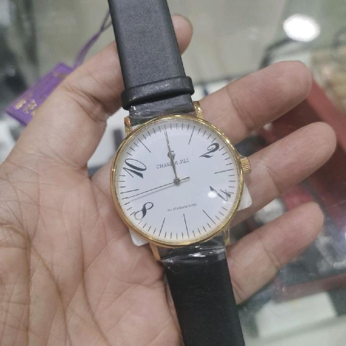 Flash Sale Charlie jill 1484 kulit jam pria