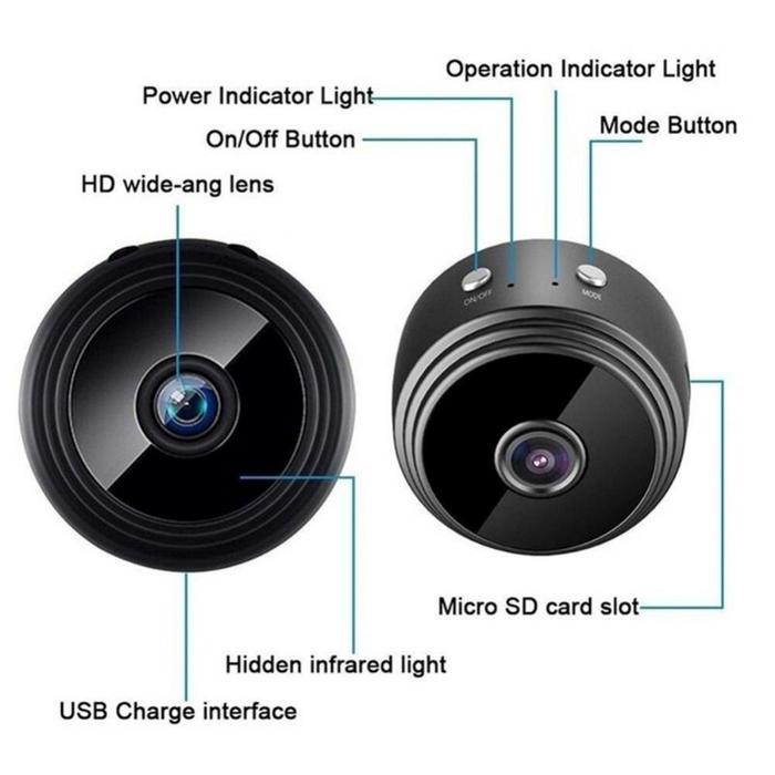 Wireless CCTV Lewat HP Kabel Jarak Jauh Mini Bentuk Baut Original Outdoor Mini Tersembunyi Tanpa Sma