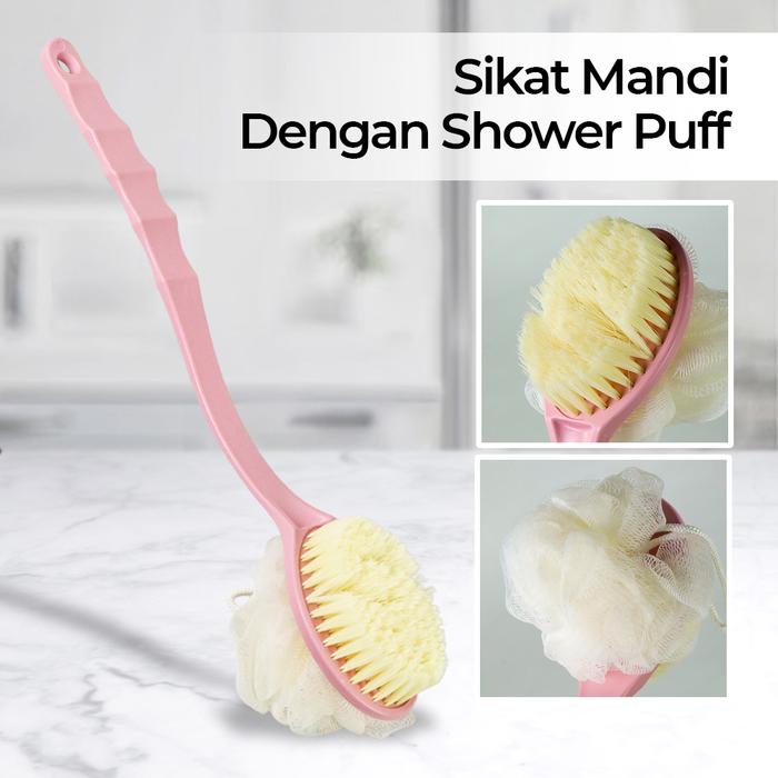 Grand Mall - Sikat Mandi Shower Brush | Alat Pijat Punggung Mandi | Perlengkapan Kamar Mandi