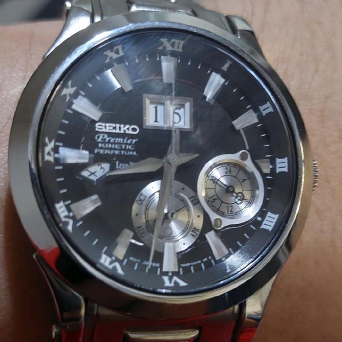 Seiko Premier Kinetic Perpetual Original Non Dus