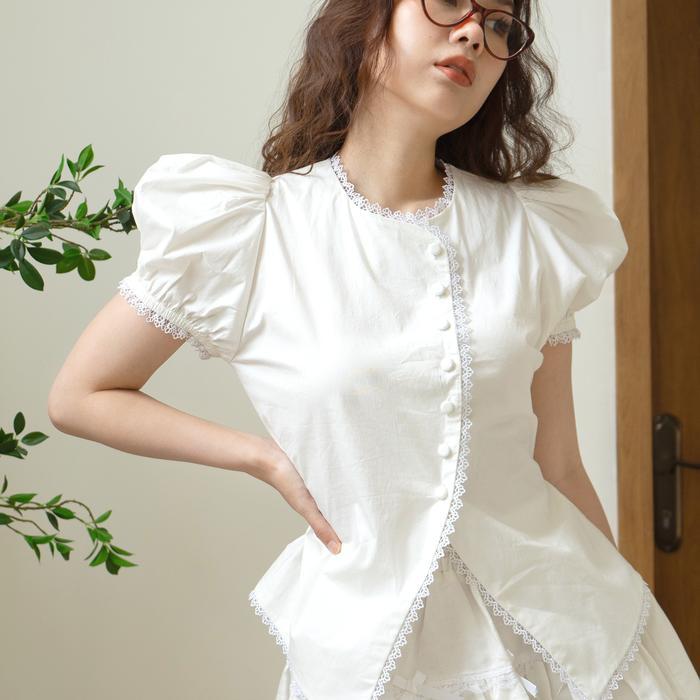 Rice Blouse - Ownion Lebaran Collection | Atasan Katun Wanita | Blouse Renda Wanita Promo !
