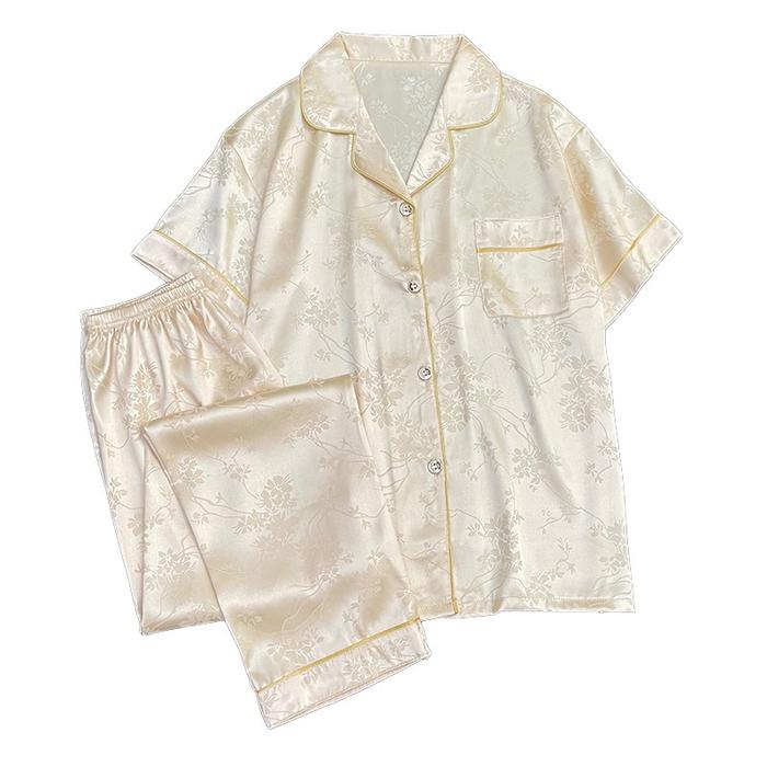 Baju Tidur piyama/Piyama wanita sutra sintetis yang baru diimpor/baju tidur/baju piyama/baju tidur w