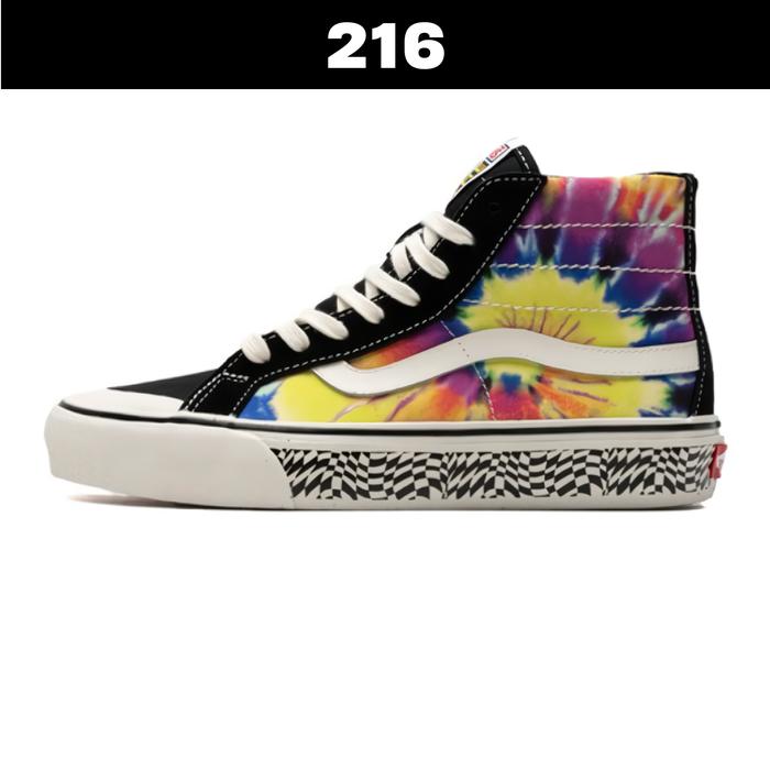Sepatu Sekolah Sk8-Hi 138 Decon Sf 'Black Multi'