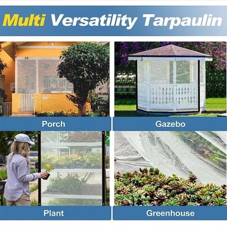 2X2M/2X3M/3X3M Plastik UV Green House Terpal / Terpal Plastik Bening