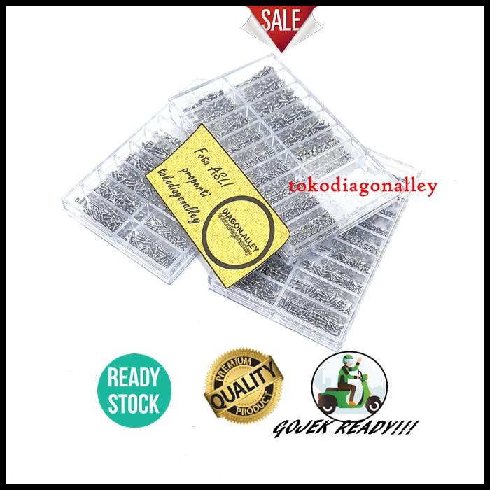 Baut Kacamata Sekrup Kacamata Baut Mini Ukuran Kecil Reparasi Kacamata Sunglasses Repair Nuts Sekrup