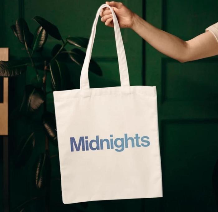 Taylor Swift Midnights Title Totebag Canvas - Taylor Swift Totebag Midnights