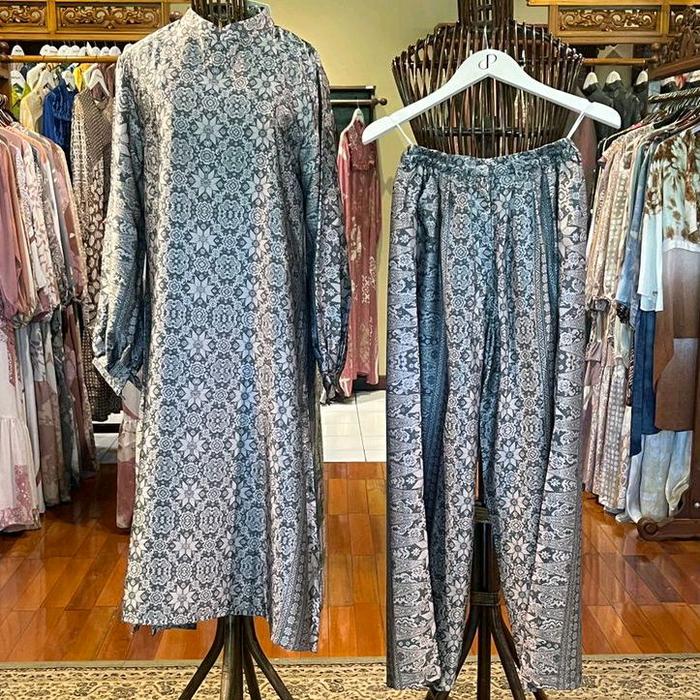 Ampera One Set Tunik + Pants Maxmara by Dian Pelangi ORIGINAL Setelan Baju Atasan Blouse Celana Kulo