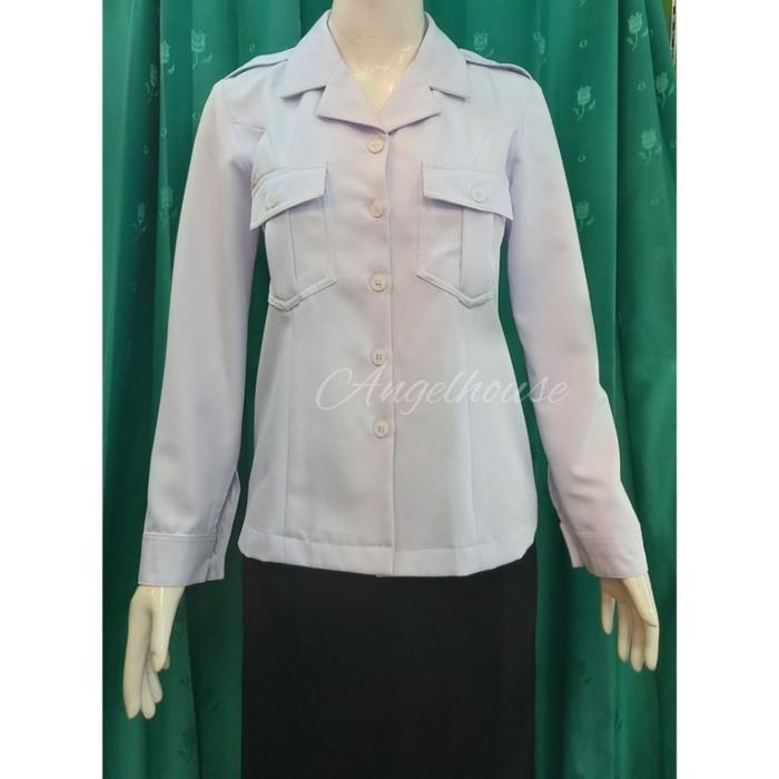 New!!! (Premium) Seragam Baju Putih Dinas Asn/ Pppk/Guru Wanita