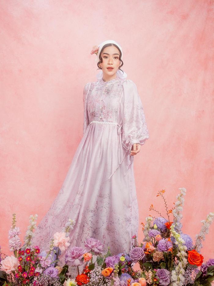 Radwah - Enchanted Dress - Dress Wanita Muslim - Premium Satin Silk - Dress Printing - Gaun Mewah Un