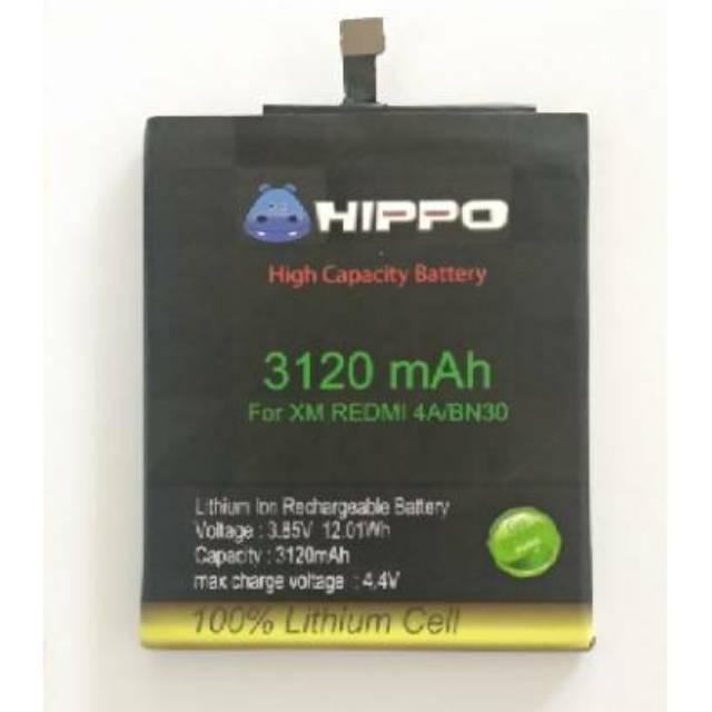 Baterai Battery Xiaomi Redmi 4A BN30 Mi4A 3120 mAh Garansi Resmi Hippo