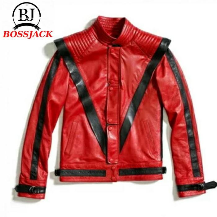 Jaket kulit michael jackson