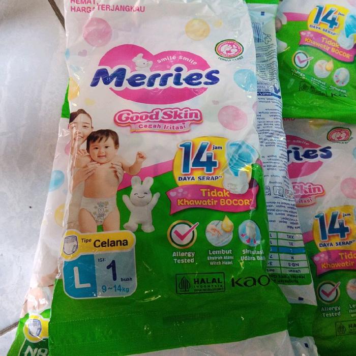 Popok Meries rencengan isi 6
