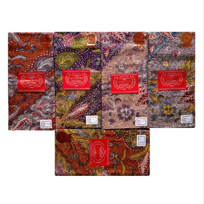 KAIN SARUNG BATIK WANITA KATUN HALUS TIGA NEGERIAN BINTANG METEOR