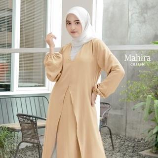 Mahira Long Outer Wanita Premium by EBBA KAREN - Outer / Kardigan Panjang Polos