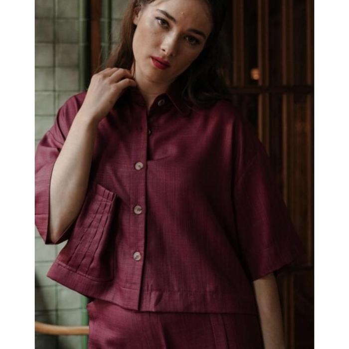 Clara Top Maven - VELVET RED