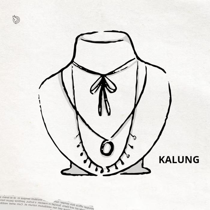 K308 Kalung TITANIUM Premium Wanita Liontin Bunga Biru Lapis Emas 18 KGP