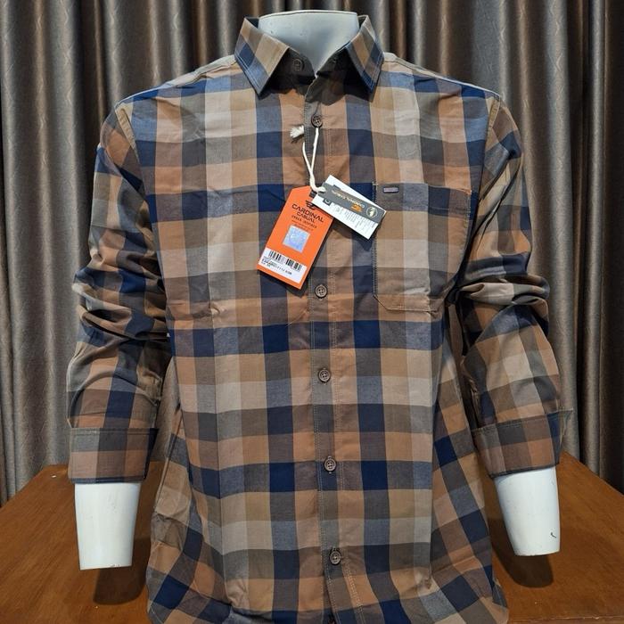 Kemeja Pria Lengan Panjang Cardinal Kasual Premium New Serries Original