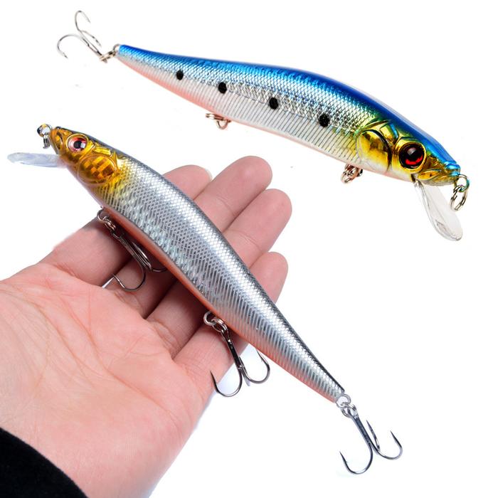 1PCS 13.5cm 22g 3D Bionic Minnow Fishing Lure Hard Bait with 3