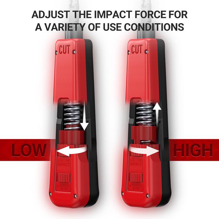 Punch Down Tool, AMPCOM 110 Type Multi-function Network Cable Tool