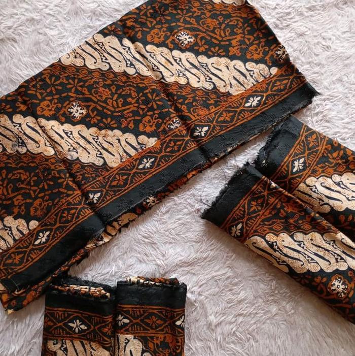KAIN BATIK VISCOSE CIREBON TRUSMI BATIK FARIZA VISKOS CAP TULIS SOGAN