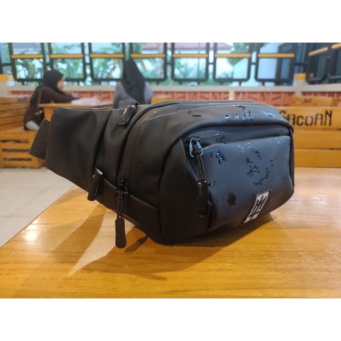MATERNAL DISASTER 2509#WAISTBAG Tas Pinggang Anti Air Pria Wanita Waist Bag Waterproof Bahan Tebal L