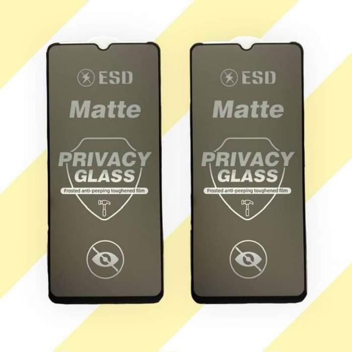 Tempered Glass ESD Matte Privacy Realme 13 Pro / 13 Pro plus / C61 / C67 / C53 / C51 / C55 / C11 / C