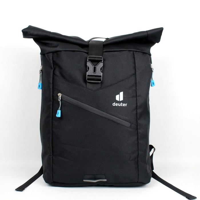 Deuter Rolltop Backpack Kasual Pria/Wanita Bahan Cordura 1000D Premium Sleting YKK Waterproof Kapasi