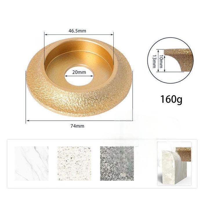10Mm Mata Gerinda Poles Granit Diamond Grinding Wheel Gerinda Granit Emas Pengkilap Marmer Granit Ut