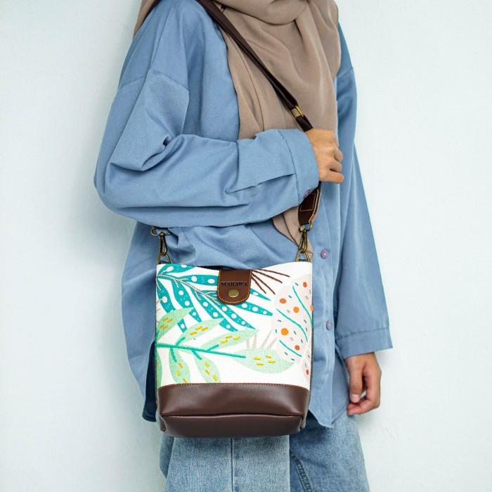 TAS SELEMPANG WANITA MULTIFUNGSI MARAWA HANDMADE NARA SERIES - GRAMA