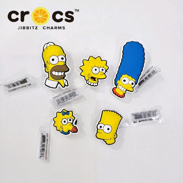 CROCS JIBBITZ CHARM THE SIMPSONS EDITION 1 SET